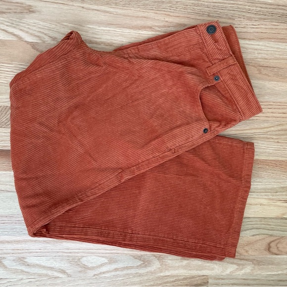 Cat & Jack Burnt Orange Corduroy Pants - Picture 3 of 4